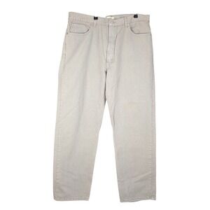 Levis 550 Jeans Men 40x32 Relaxed Fit Gray Straight Leg Denim Zip Fly Casual Y2K